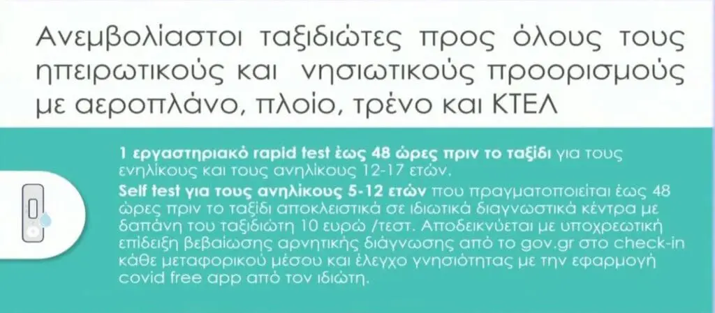 Eordaialive.com - Τα Νέα της Πτολεμαΐδας, Εορδαίας, Κοζάνης Μετακίνηση εκτός νομού: Τι αλλάζει για τους ανεμβολίαστους (πίνακας)