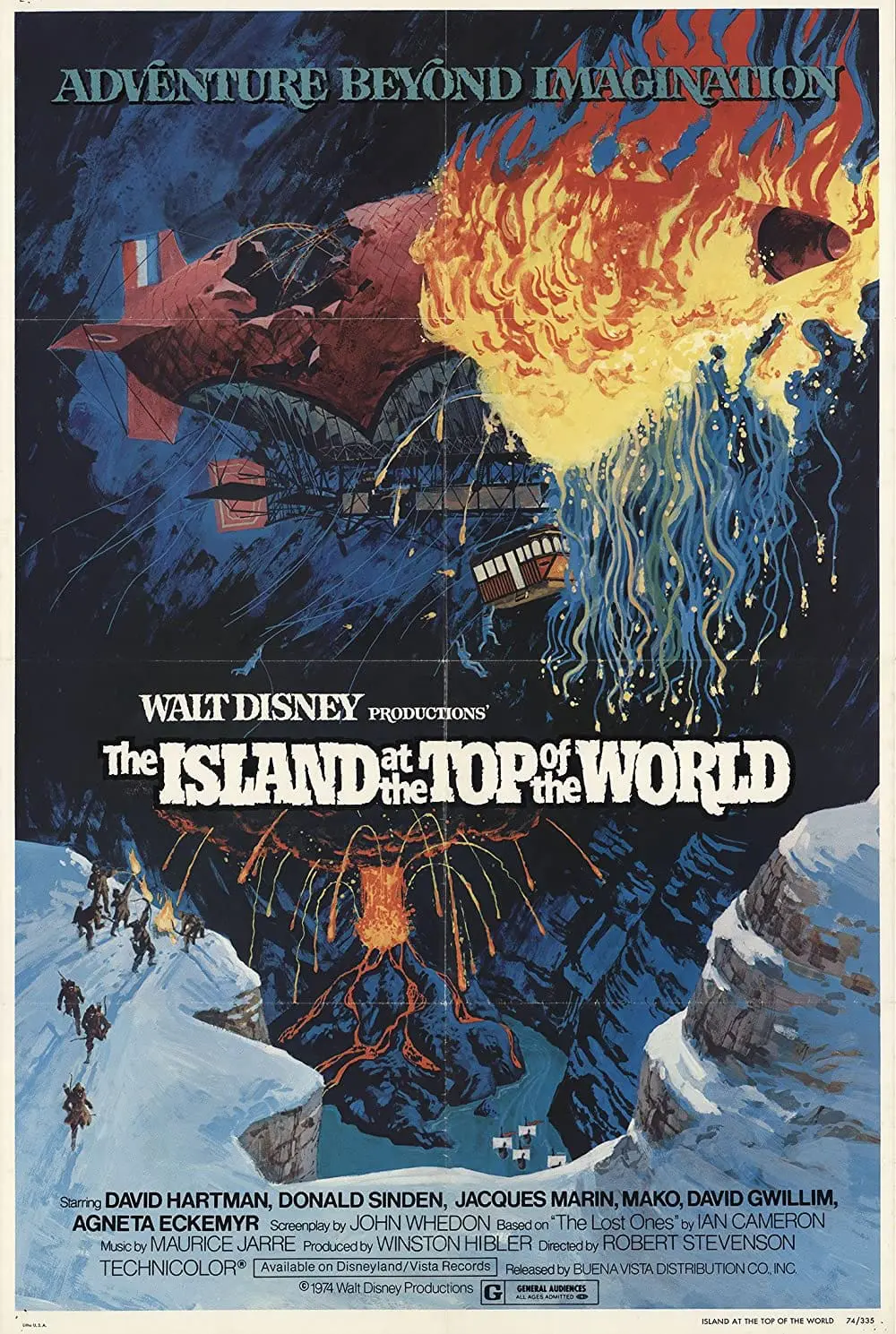 Με την ταινία “The Island at the Top of the World (1974) / Το νησί στην κορυφή του κόσμου ” συνεχίζονται οι προβολές ταινιών της Βιβλιοθήκης την Τετάρτη 13 Ιουλίου στις 9.15 μ.μ.