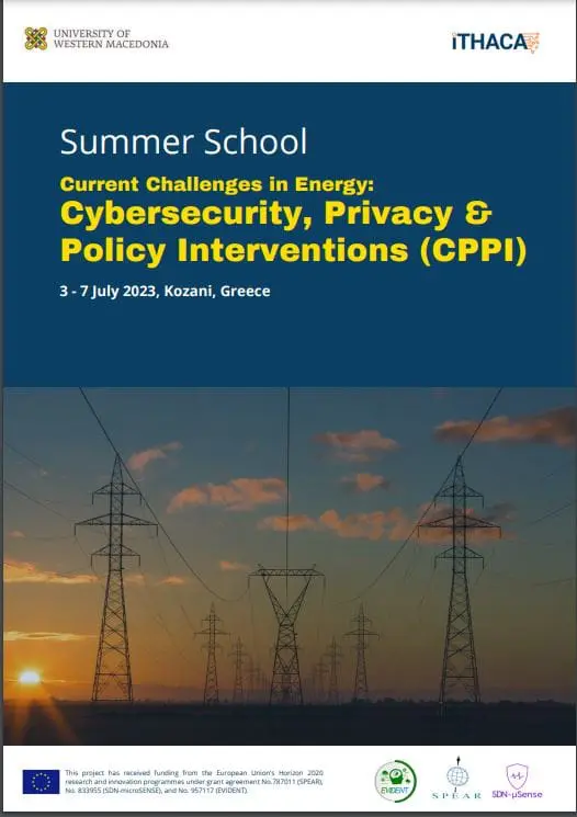 Διοργάνωση θερινού σχολείου (summer school)  “Cybersecurity, Privacy & Policy Interventions (CPPI)"