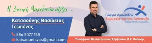 Eordaialive.com - Τα Νέα της Πτολεμαΐδας, Εορδαίας, Κοζάνης O Bασίλης Κατσαούνης υποψήφιος με τον Γ. Αμανατίδη (βιογραφικό)