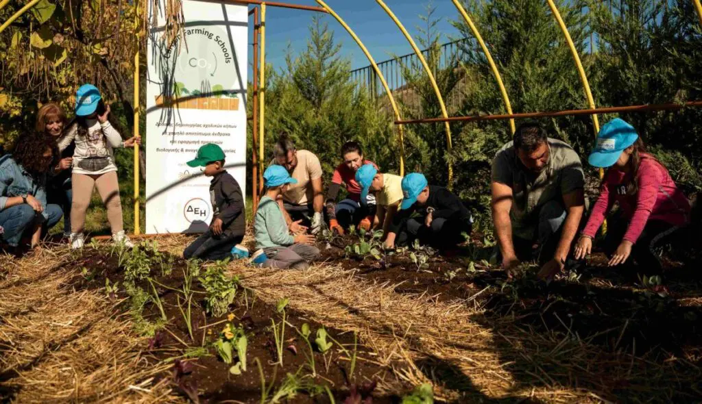 ΔΕΗ και Open Farm προωθούν τη βιώσιμη γεωργία στους μαθητές μέσω του “Carbon Farming Schools”