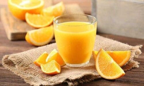 bad sick foods orange juice