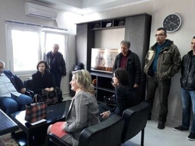 Επίσκεψη της Αθηνάς Τερζοπούλου στην Πυροσβεστική Υπηρεσία Πτολεμαΐδας - Eordaialive.com