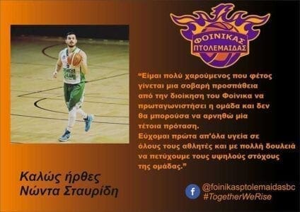 Ανανεώσεις-Μεταγραφές Φοίνικα Πτολεμαΐδας 2019-2020 - Eordaialive.com