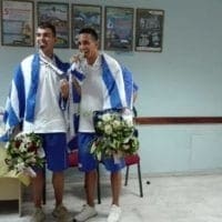 Πτολεμαϊδα: Θερμή υποδοχή των Παγκόσμιων Πρωταθλητών, Χρήστου και Πάρι Καλαϊτζόπουλου - Eordaialive.com