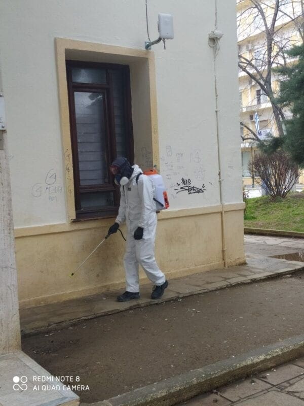 Απολυμάνσεις σε κοινόχρηστους χώρους στην Πτολεμαΐδα πραγματοποίησε ο Δήμος Εορδαίας. - Eordaialive.com