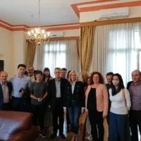 Συνάντηση του δημάρχου Κοζάνης Λάζαρου Μαλούτα με την πρόεδρο του ΚΙΝΑΛ Φώφη Γεννηματά