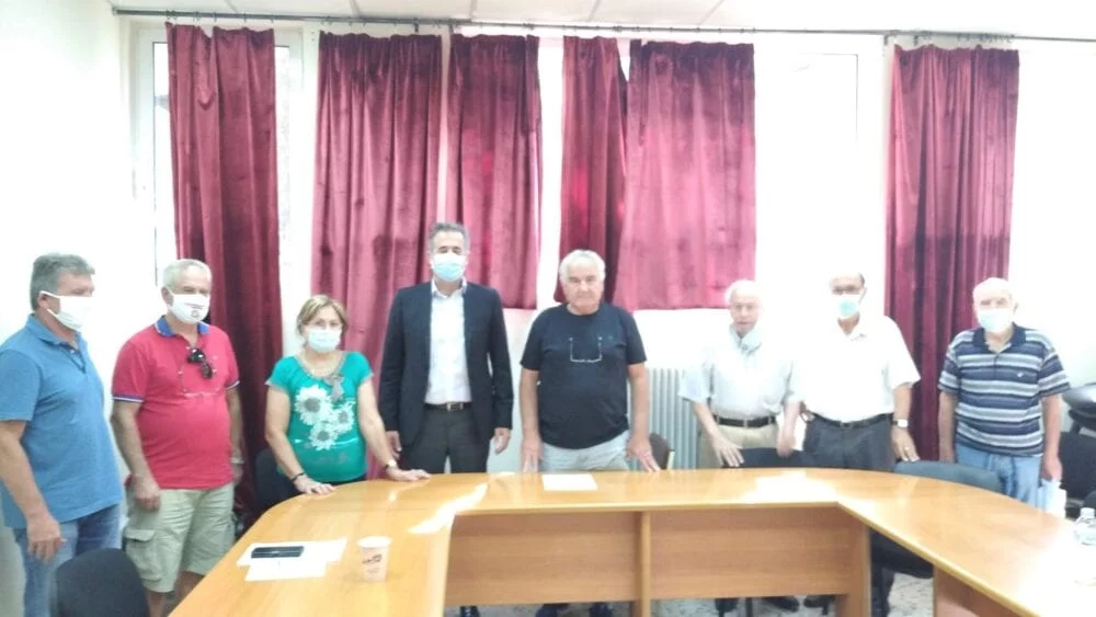 Συνάντηση Στάθη Κωνσταντινίδη με τη Συντονιστική Επιτροπή Αγώνα Συνταξιουχικών Οργανώσεων Νομού Κοζάνης