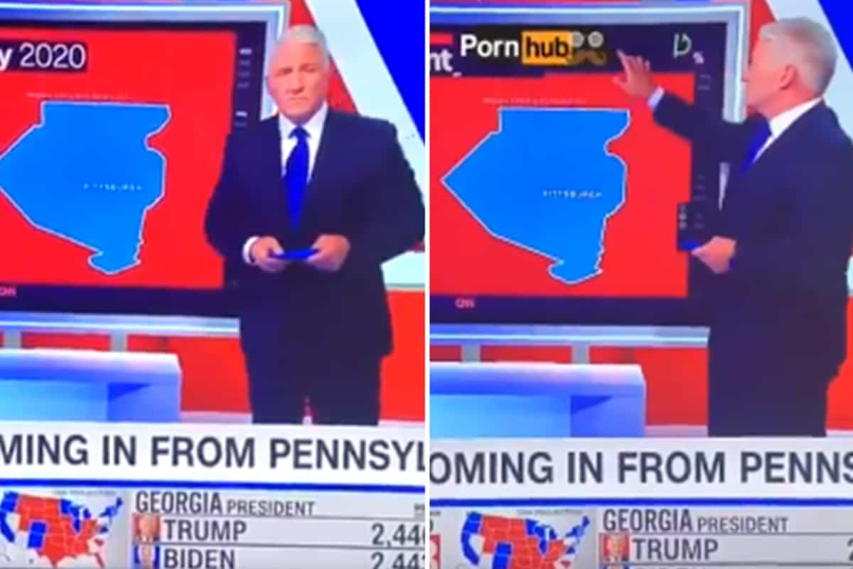 «Ουπς»: Στο CNN ξέχασαν ανοιχτό το Pornhub τη βραδιά των εκλογών