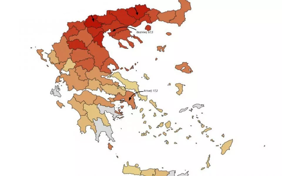 Κορονοϊός: Αυτή είναι η γεωγραφική κατανομή των θανάτων στην πανδημία – Δείτε θρηνούμε τους περισσότερους νεκρούς