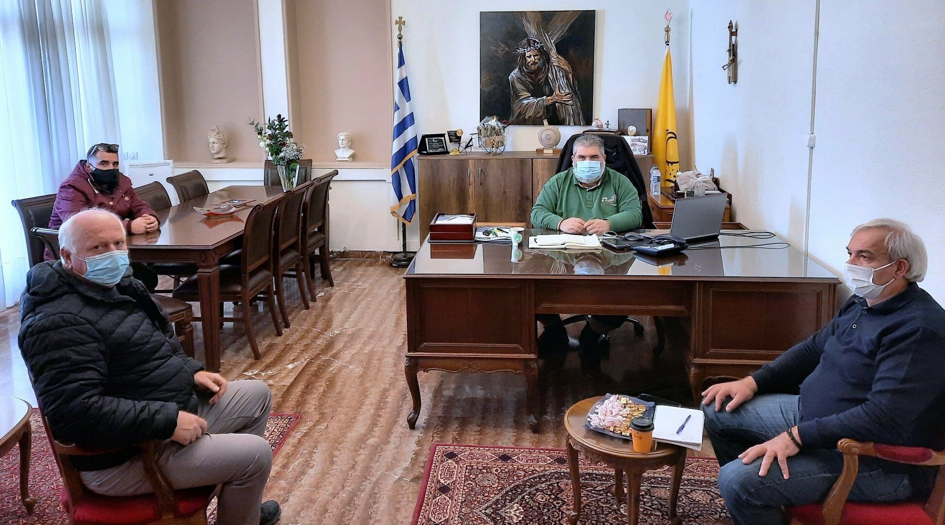 Συναντήσεις του Παναγιώτη Πλακεντά με το διοικητικό συμβούλιο του Εμπορικού Συλλόγου Πτολεμαΐδας και με τον Πρόεδρο του Αγροτικού Συνεταιρισμού Αγροκτηνοτρόφων Εορδαίας.