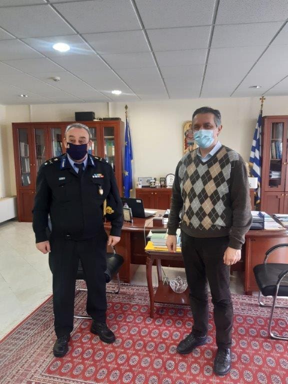 Εθιμοτυπική επίσκεψη Αρχιπύραρχoυ Σωτηρίου Κορέλα στον Περιφερειάρχη Δυτικής Μακεδονίας