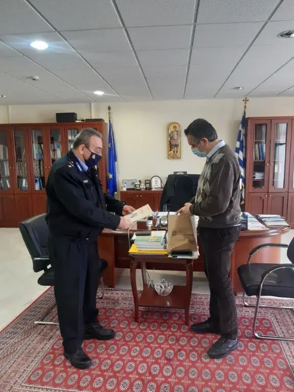Εθιμοτυπική επίσκεψη Αρχιπύραρχoυ Σωτηρίου Κορέλα στον Περιφερειάρχη Δυτικής Μακεδονίας