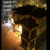 Στέγη «καρφώθηκε» σε εκκλησία της Θεσσαλονίκης εξαιτίας του δυναού αέρα (ΒΙΝΤΕΟ)