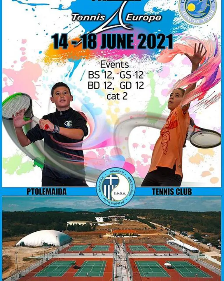 Eordaialive.com - Τα Νέα της Πτολεμαΐδας, Εορδαίας, Κοζάνης Πτολεμαΐδα: Πανευρωπαϊκό πρωτάθλημα τένις για παιδιά 11 και 12 ετών