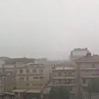 Δυνατή βροχή και χαλαζόπτωση στην Πτολεμαΐδα (βίντεο ώρα 17:20)