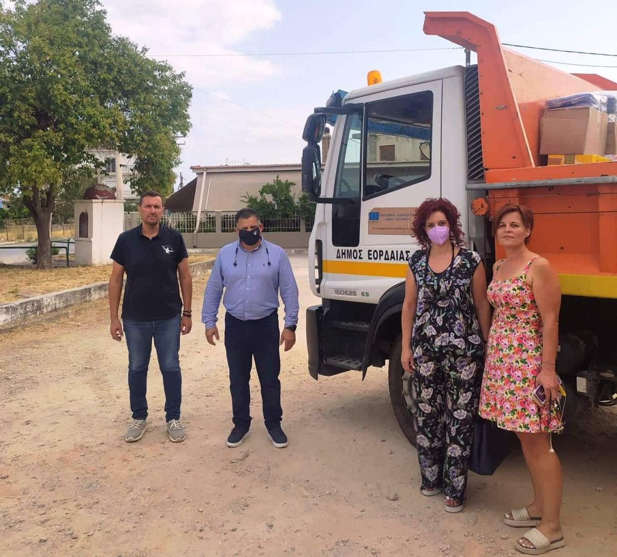 Αποστολή βοήθειας του Δήμου Εορδαίας προς το Δήμο Ιστιαίας-Αιδηψού στη Βόρεια Εύβοια.