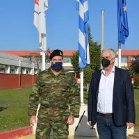 o Αρχηγός του Γενικού Επιτελείου Στρατού Αντιστράτηγος Χαράλαμπος Λαλούσης στο Λιγνιτικό Κέντρο Δυτικής Μακεδονίας