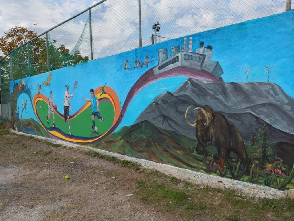 Πτολεμαΐδα: Παρελθόν, παρόν, και μέλλον σε τοιχογραφία μήκους 12 μέτρων