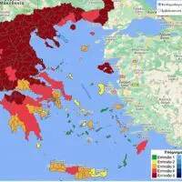 Κορωνοϊός - Επιδημιολογικός χάρτης: 26 περιοχές στο «βαθύ κόκκινο»