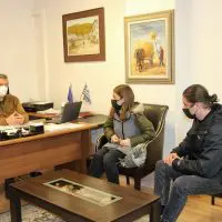 Με τους αντιπροσώπους του 15μελούς μαθητικού συμβουλίου του ΓΕΛ Αμυνταίου συναντήθηκε στο γραφείο του ο Δήμαρχος Αμυνταιου κ. Άνθιμος Μπιτάκης.