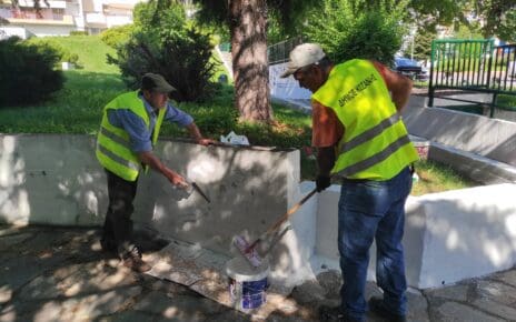 Δήμος Κοζάνης: Συνεχίζονται οι εργασίες καλλωπισμού στις γειτονιές της πόλης