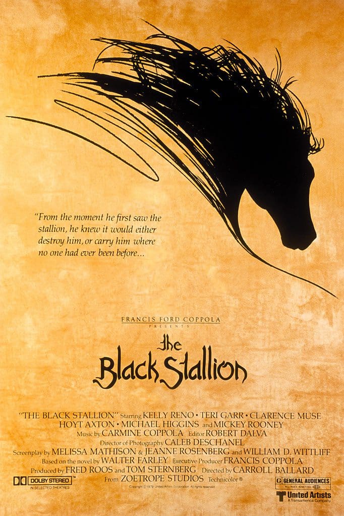 Με την ταινία “The black stallion (1979) / Το μαύρο Άλογο ” συνεχίζονται οι προβολές ταινιών της Βιβλιοθήκης την Παρασκευή 15 Ιουλίου στις 9.15 μ.μ.