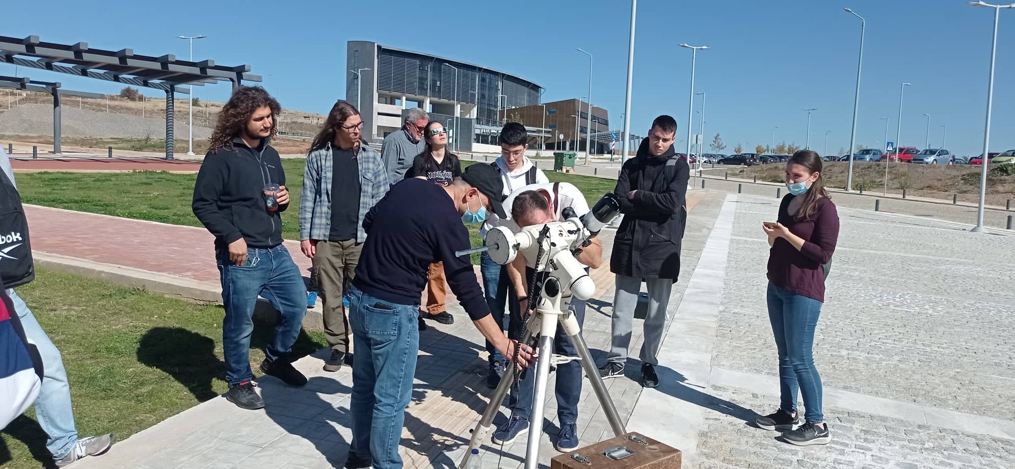 Eordaialive.com - Τα Νέα της Πτολεμαΐδας, Εορδαίας, Κοζάνης Αστρονομικός Σύλλογος Δυτικής Μακεδονίας : Ηλιακή παρατήρηση στον αύλειο χώρο του Πανεπιστημίου Δυτικής Μακεδονίας