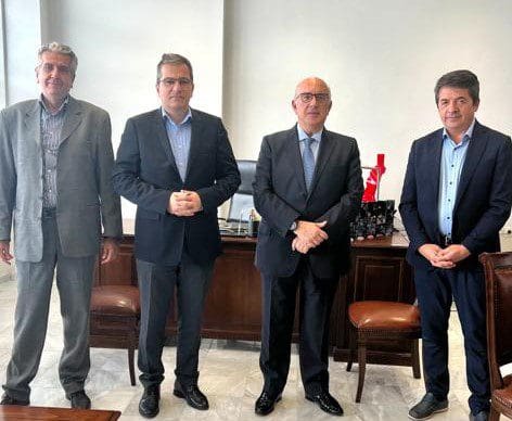 Συνάντηση του Υφυπουργού Μεταφορών Μιχάλη Παπαδόπουλου με τις Πρυτανικές αρχές του Πανεπιστημίου Δυτικής Μακεδονίας στη νέα  πανεπιστημιούπολη στη ΖΕΠ Κοζάνης