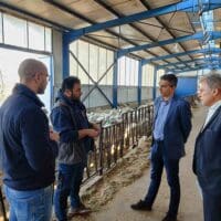 Κοζάνη: Ο υφυπουργός Ανάπτυξης και Επενδύσεων Χρίστος Δήμας στην startup Proud Farm Group of Farmers