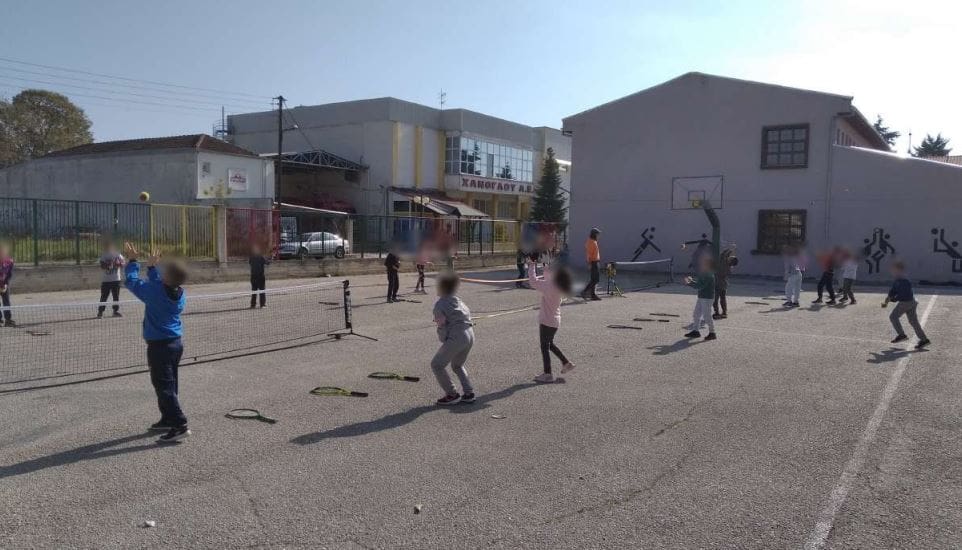 Eordaialive.com - Τα Νέα της Πτολεμαΐδας, Εορδαίας, Κοζάνης Πτολεμαΐδα: Μαθαίνοντας για το τένις στο 7ο Δημοτικό Σχολείο