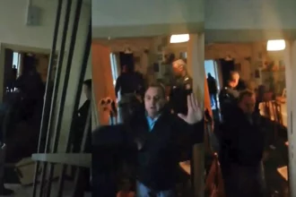 Η στιγμή που αστυνομικοί γκρεμίζουν την πόρτα της Ιωάννας Κολοβού (βίντεο)
