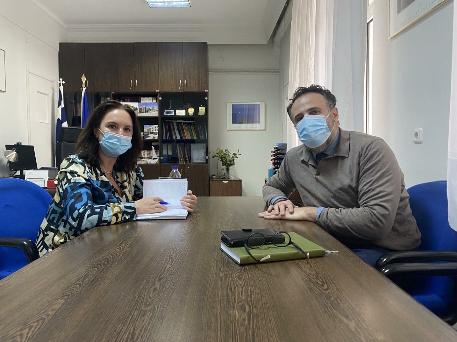 Καλλιόπη Βέττα: Συνάντηση με τον Διοικητή του Νοσοκομείου Κοζάνης