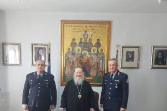 Εθιμοτυπική επίσκεψη του Γενικού Περιφερειακού Αστυνομικού Διευθυντή Δυτικής Μακεδονίας στο Μητροπολίτη Φλωρίνης, Πρεσπών και Εορδαίας
