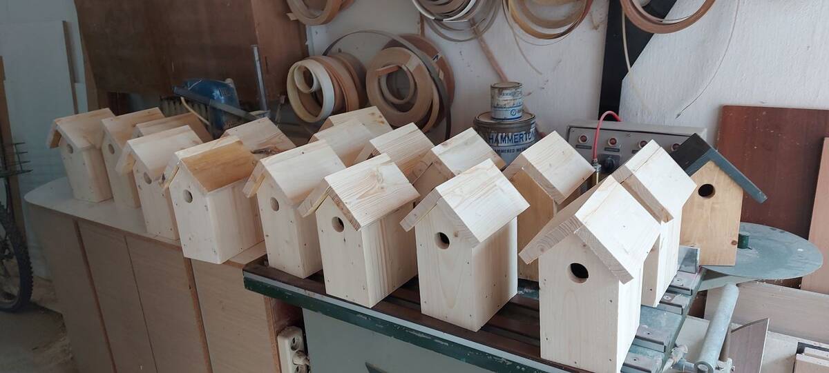 Πτολεμαΐδα: Κατασκεύασε 100 ξύλινες φωλιές για μικρά πουλιά