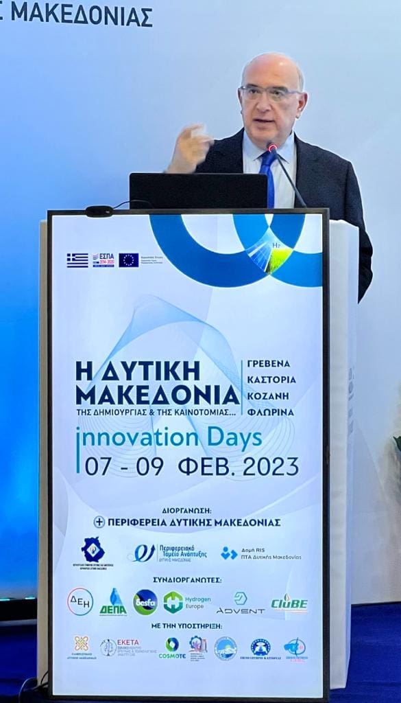 Μιχάλης Παπαδόπουλος: Διαμορφώνουμε τις  συνθήκες για τη χρήση του υδρογόνου ως καυσίμου μεταφορών