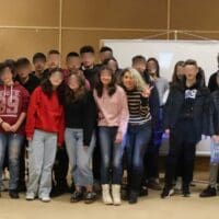 Εκπαιδευτική επίσκεψη της διαχειριστικής ομάδας του Ομίλου Ενεργών Νέων Φλώρινας - Europe Direct Δυτικής Μακεδονίας στο Γυμνάσιο Αμμοχωρίου