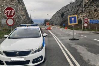 Κοζάνη: Έκλεισε η γέφυρα των Σερβίων για τα έργα αποκατάστασης των φθορών