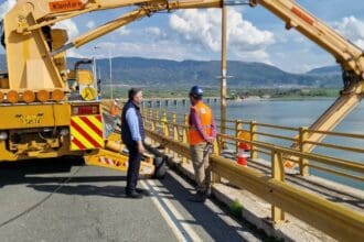 Ολοκληρώθηκε χωρίς προβλήματα η δεύτερη φάση εργασιών στην Υψηλή Γέφυρα Σερβίων