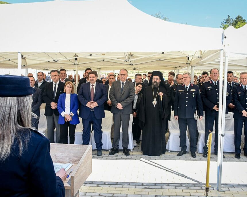 Το νέο Αστυνομικό Μέγαρο Καστοριάς εγκαινίασε ο Υπουργός Προστασίας του Πολίτη Τάκης Θεοδωρικάκος