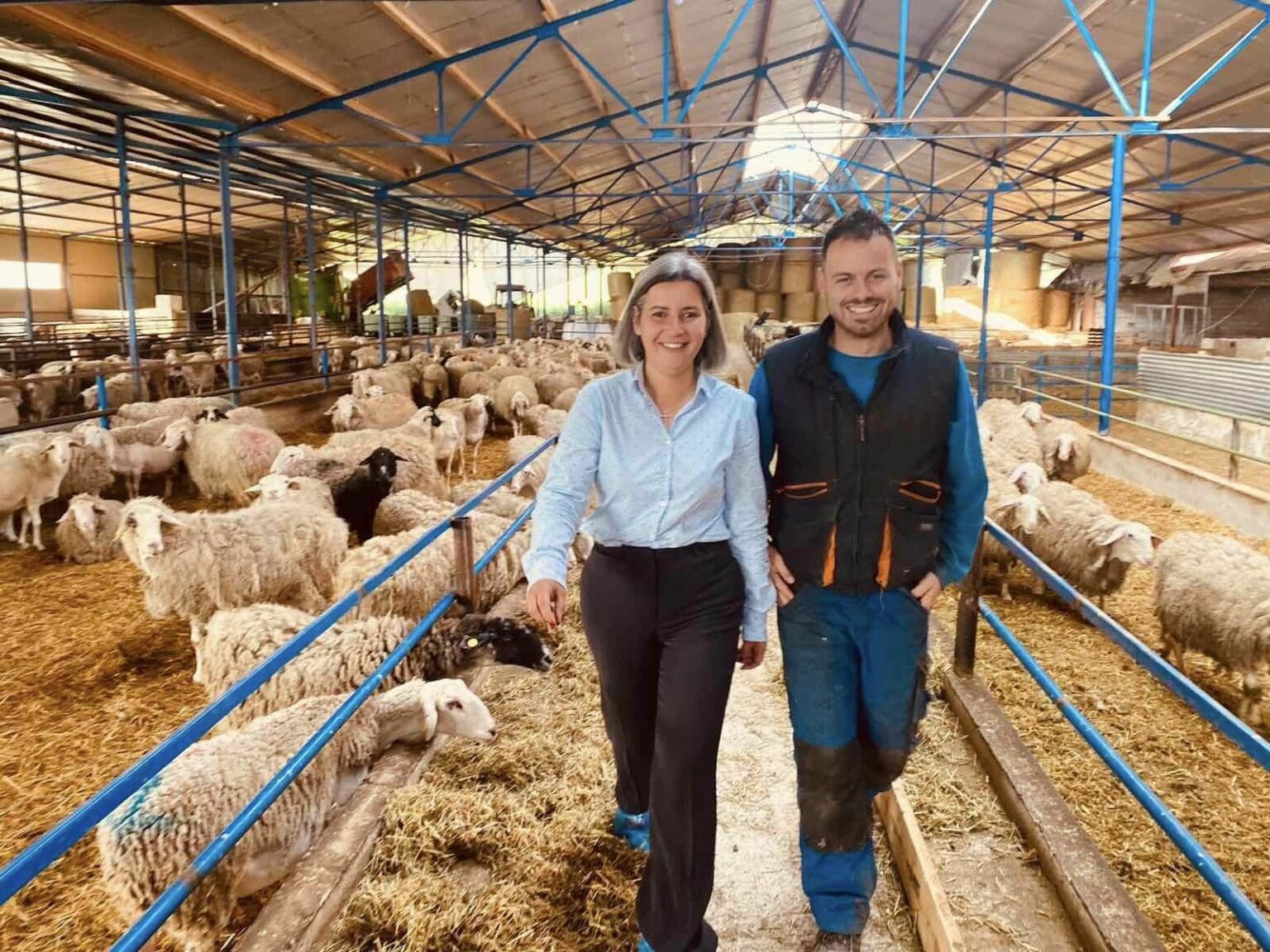 Ευλαμπία Πρώϊου υπ. βουλευτής (ΝΔ) : Μολόχα Αλιάκμονας Βόϊου σε 2 κτηνοτροφικές σύγχρονες μονάδες με νέους ανθρώπους