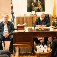 Τον Δήμαρχο Εορδαίας Παναγιώτη Πλακεντά επισκέφθηκε ο Διοικητής της Πυροσβεστικής Ακαδημίας Ελλάδας Υποστράτηγος Δημήτριος Καλιανιώτης.