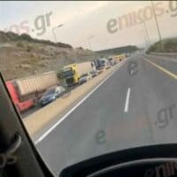 Καραμπόλα τριών οχημάτων στον δρόμο από Βέροια προς Κοζάνη