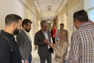 Γιώργος Αμανατίδης «Συμμαχία για την Ανάπτυξη»: Ουσιαστικός ο ρόλος του Πανεπιστημίου Δυτικής Μακεδονίας. Κοντά στους υπαλλήλους της ΠΕ Κοζάνης