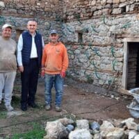 Στις εργασίες αποκατάστασης της Ιεράς Μονής Παμμεγίστων Ταξιαρχών ο Γ. Κασαπίδης