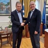 Συνάντηση του Γραμματέα Αποκεντρωμένης Διοίκησης Σεραφείμ Λιάπη με το νέο Περιφερειάρχη Δυτικής Μακεδονίας Γιώργο Αμανατίδη.  
