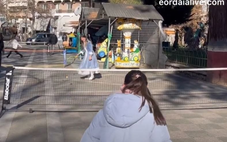 Street Tennis στο παλιό πάρκο Πτολεμαΐδας! ( βίντεο)
