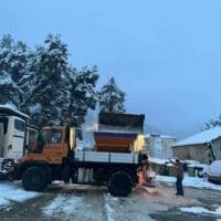 Δήμος Σερβίων: Ρίψεις αλατιού για την αντιμετώπιση του παγετού