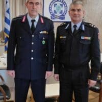 Επίσκεψη του Διοικητή Πυροσβεστικών Υπηρεσιών Περιφέρειας Δυτικής Μακεδονίας, με τον νέο Γενικό Περιφερειακό Αστυνομικό Διευθυντή, Ταξίαρχο Κωνσταντίνο Σπανούδη