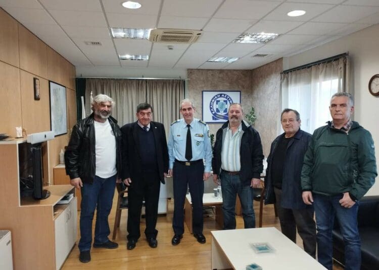 Εθιμοτυπική Επίσκεψη του Συλλόγου Αποστράτων Σωμάτων Ασφαλείας Κοζάνης στον Γενικό Περιφερειακό Αστυνομικό Διευθυντή Δυτικής Μακεδονίας